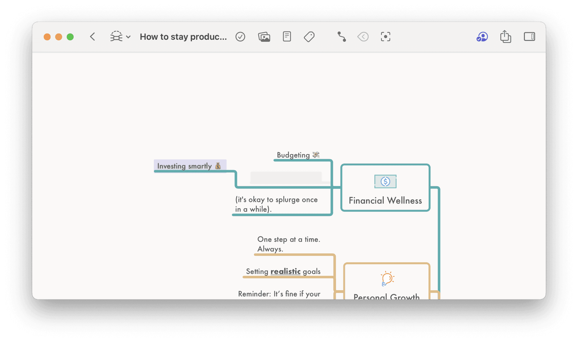 During dragging a node, a shadow will indicate where the node would snap to.